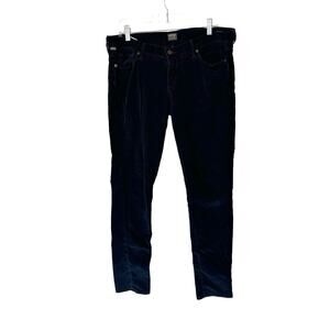Citizens of‎ Humanity Blue Ava Low Rise Straight Leg Corduroy Jeans Size 31